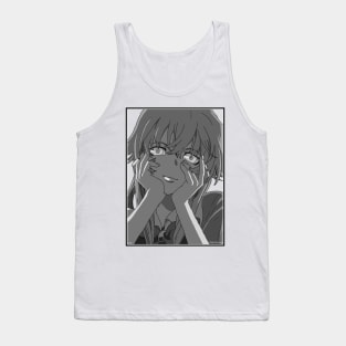 Yuno Gasai, Yandere Face Ver. (Grayscale) Tank Top